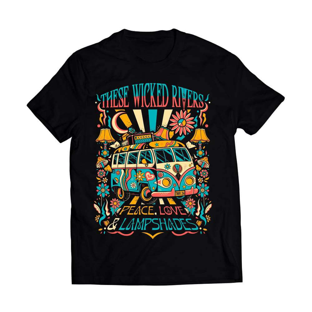 Image of Peace, Love & Lampshades Tour Tee Pre-order