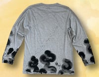 Image 2 of NR ART APPAREL “BEEHAVE” HAND PAINTED LONG SLEEVE T-SHIRT MEDIUM