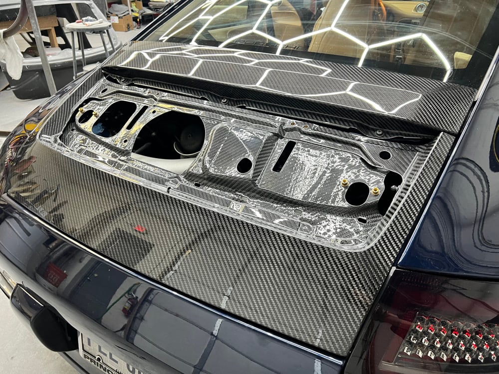 Porsche 997 GT2 RS Carbon Fiber Rear Filler Trim