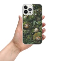 Image 20 of Flora and Fauna Goblincore Grunge Snails and Moss Clear Case for iPhone®