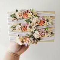 Headband fleur jaune