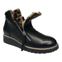 Image 2 of DJANGO & JULIETTE OPAL BLACK/ LEOPARD