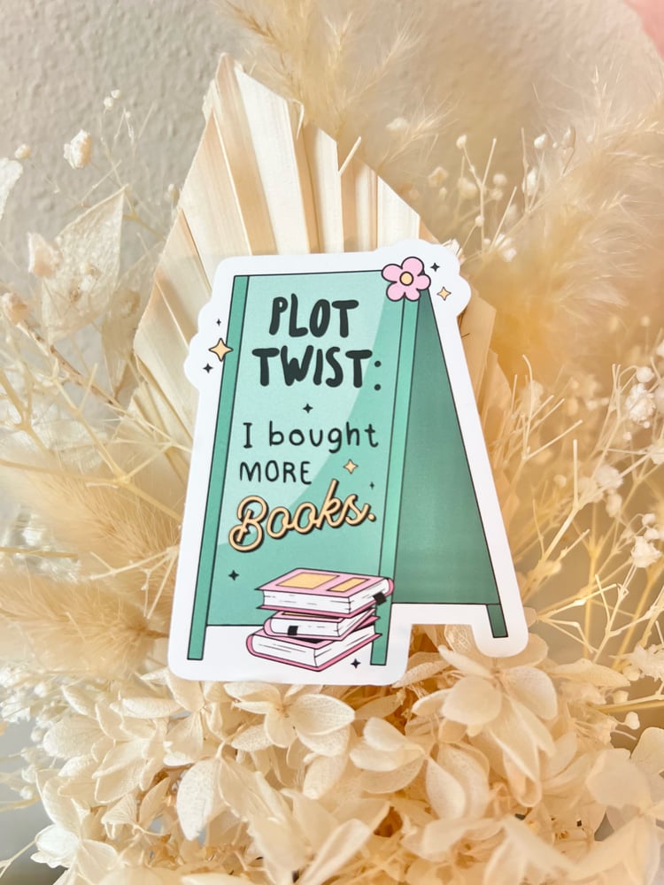 Plot Twist Vinyl Sticker | paperpanduh