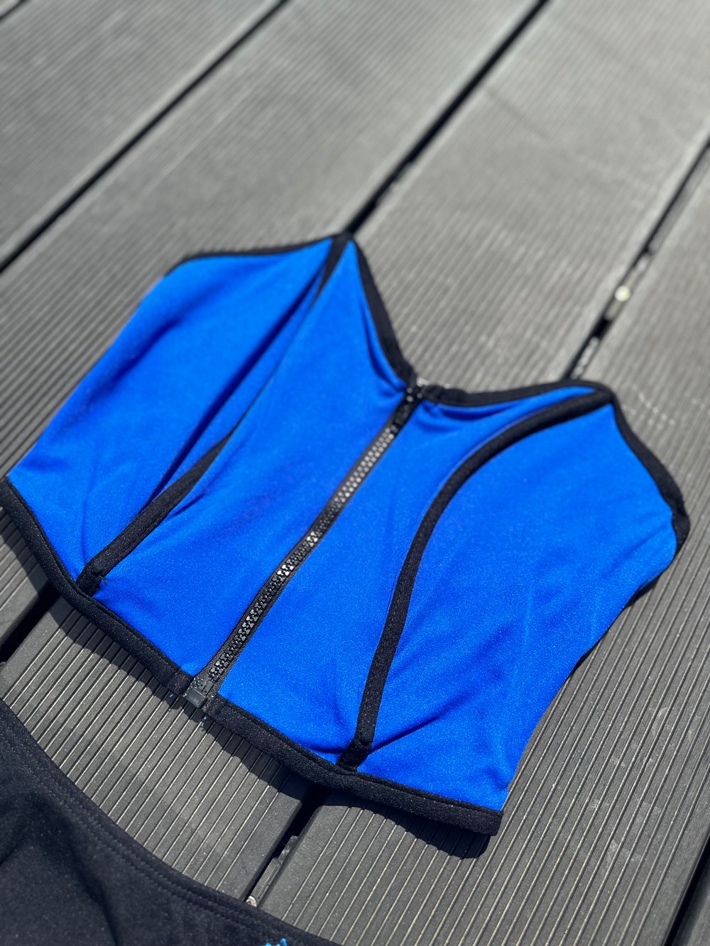 Image of 80's Strapless High Rise Bikini M