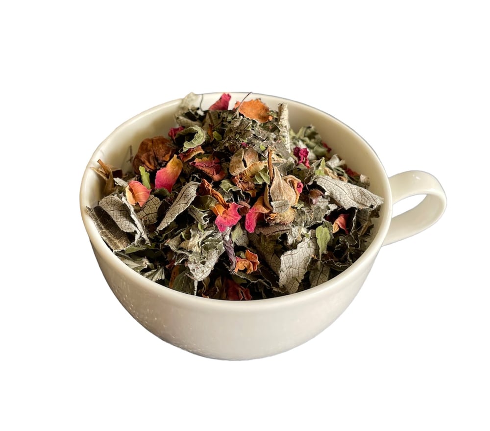 Image of Māmaki, Tulsi Amrita + Kapoor & pink Rose tea