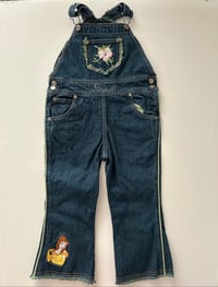 Image 2 of belle denim overalls