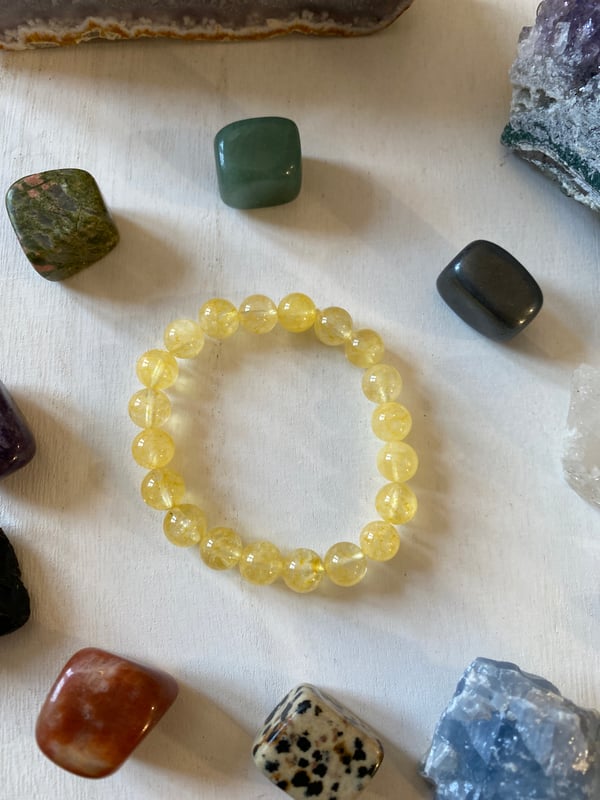 Image of 8mm Citrine Bracelet 