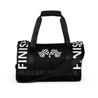 Image 2 of All-over print gym bag Motorcycle themed