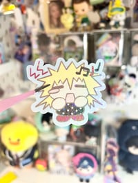 Image 2 of music gal die cut sticker