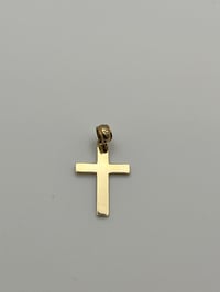 Image 2 of 14k Cross Plain