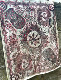 Image 4 of Hand Printed and Sewn Bandana