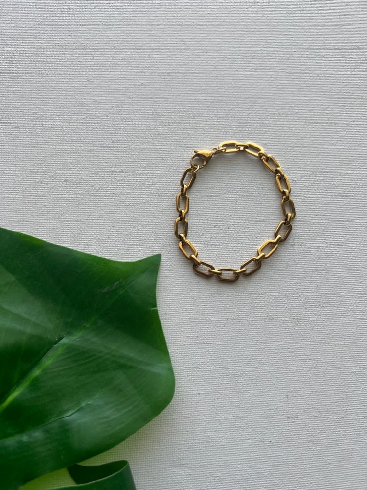 Image of PILAR ANKLET • Gold Anklet