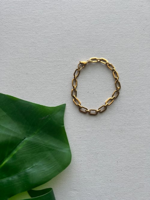 Image of PILAR ANKLET • Gold Anklet