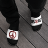 PRINTED DISOBEY MENS SLIDES