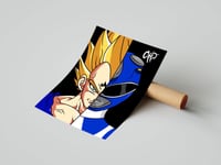 Vegeta X Blue Ranger Print 