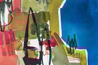 Image 3 of Corfu original unframed watercolour painting  