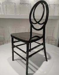 Image 2 of Black ice chiavari chairs For rent only 