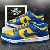 Image 1 of NIKE DUNK LOW RETRO UCLA MENS SHOES SIZE 9.5 BRUINS LOS ANGELES GOLD YELLOW BLUE NEW