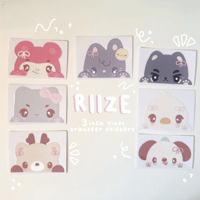 Image 1 of Riize Vinyl Peeker Stickers