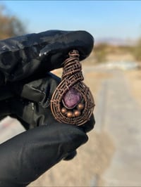Image 3 of mini pendy raw ruby 
