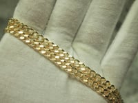 Image 5 of 4mm Cuban Link Double Chain Set 24” | 14K Gold Plated Necklace Set | Layered Cuban Chain Set
