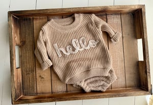 Image of CHUNKY custom newborn sweater