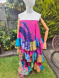 Image 8 of Wanderlust maxi skirt / bandeau dress -pink rainbows 6-12