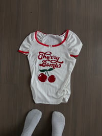 cherry bomb shirt (sz med)