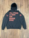 CLARK ATLANTA UNIVERSITY MOTTO  HOODED SWEATSHIRT