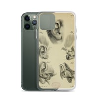 Image 5 of Vintage Book Page Anatomical Illustration Human Ear Clear Case for iPhone®