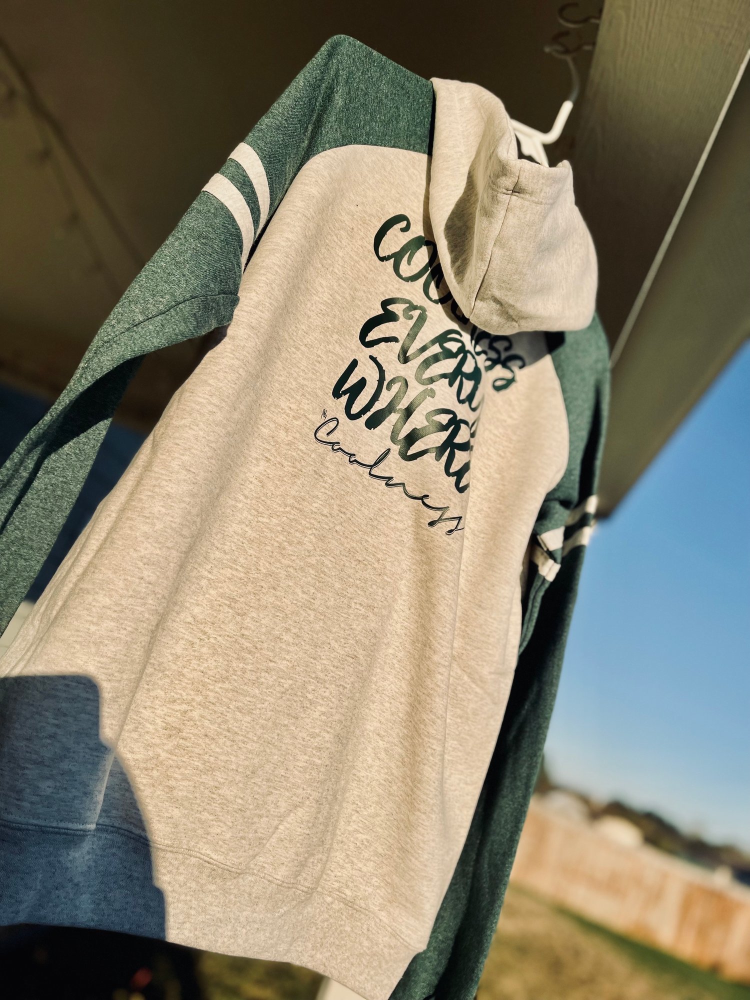 Image of COOLNESS IS -  Varsity Color-Block Hoodie