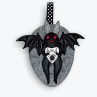Mothman Art Ornament With Witch Planchette
