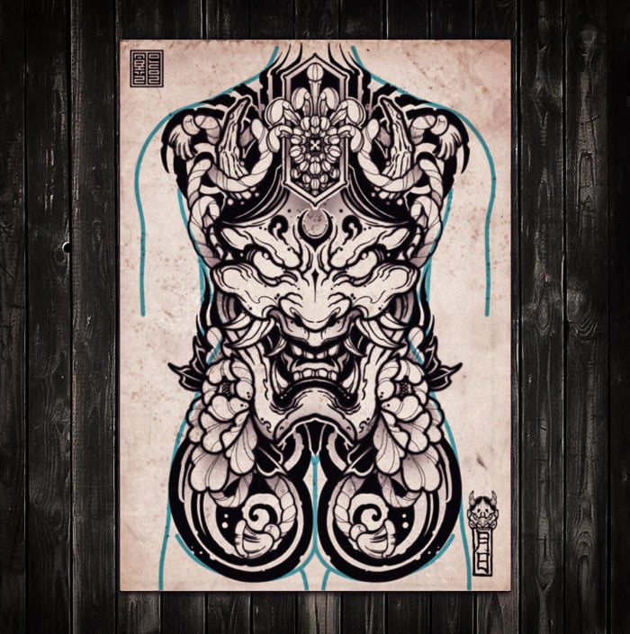 Image of Black Hannya 