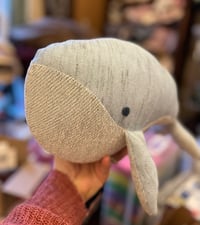 Image 4 of Hand sewn stuffed whale