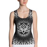 Image 1 of Sublimation Cut & Sew Tank Top (Lotus)