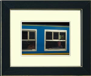 Image of framed print of original photograph - train to machu picchu