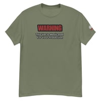 Image 2 of Warning embroidered classic tee