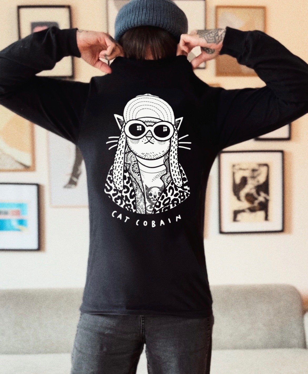 Image of Cat Cobain Tour Longsleeve Tee