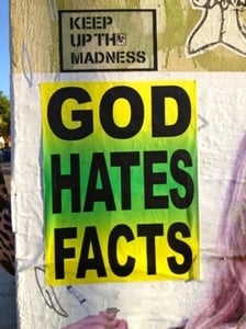 Image of God Hates Facts - Stickers
