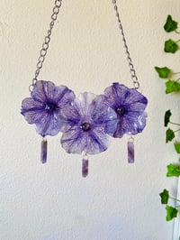 Image 2 of 💜Amethyst Petunias Necklace💜