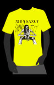 Image of ϟKINNY FIT (BLACK & WHITE ON YELLOW)