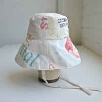 Image 3 of Reworked Sun Hat Bread Flour Sack S/M