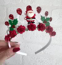 Image 5 of Christma Santa Tiara Crown