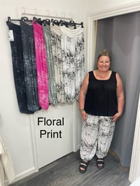Floral Print Harem Pants