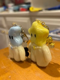 Image 1 of Moonstone and Sunstone Keychains (sold separately)
