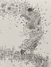 Image 2 of B Letter Ornate - Artwork 