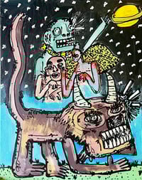 “ beast “ canvas 