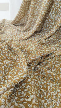 Image 3 of Boho fabric for background - decoration - photoshoot - camel leafs