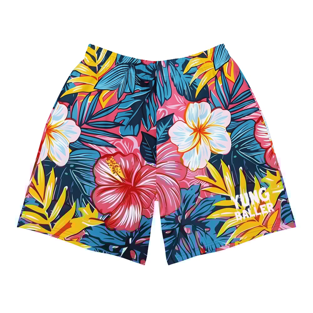 YB Aloha Vibes Athletic Shorts 