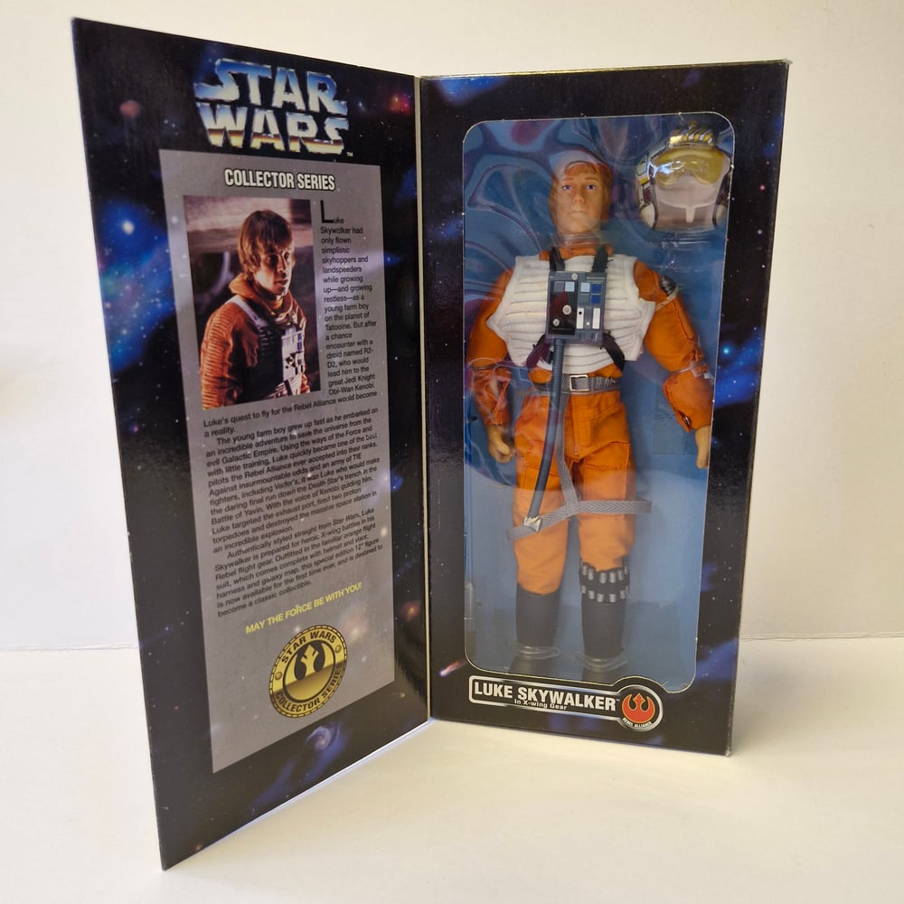 Image of Star Wars Luke Skywalker 12 Inch Collector Series Action Figure boxed 1996 Copy Copy